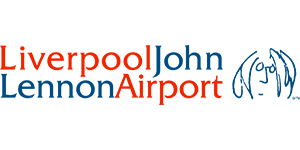 Logo de lAéroport de Liverpool John Lennon