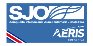 Logo de lAéroport International Juan Santamaria
